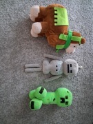 Pluszaki Minecraft - Creeper, Lama i Szkielet