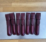 Futerał, etui ze skóry naturalnej premium Burgund