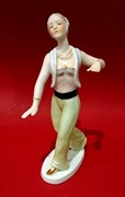 NEUNDORF - Kobieta w tańcu - Antyk - Porcelana