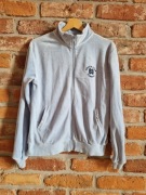 błękitna welurowa bluza