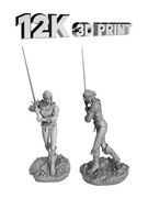 Figurka model do malowania Ciri z Widźmina 12K