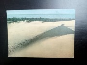 Pocztówka Łeba wydmy nadmorskie czasy PRL 
