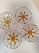 Kryształowe salaterki lub talerzyki z Huty Szkła Kryształowego " Julia"