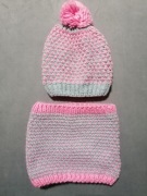 5.10.15 Czapka i Komin Zima Polar Pompon R. 52/54