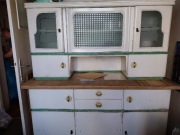 Kredens kuchenny PRL – oryginalny, komplet, do renowacji