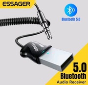 Transmiter samochodowy ESSAGER USB bluetooth 5.0 AUX 3.5mm