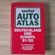 Auto atlas deutschland und europa