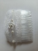 grzebyk do włosów Komunia ślub