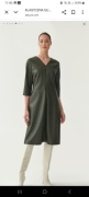 TATUUM SKORZANA ZIELONA SUKIENKA TRAPEZOWA S/M