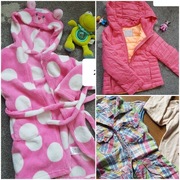 Kurtka szlafrok dla dziewczynki 