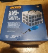 Mega zestaw spinek i klipsów do auta