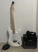 Gitara elektryczna Aria Pro II STG + wzmacniacz gitarowy + akcesoria