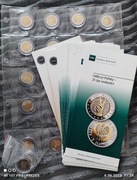 5 zł - 23 szt.* 2014-2025  Monety + Foldery - Komplet w kapslach.