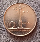 Moneta 10 zł mała kolumna