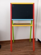 Tablica dwustronna, stojąca, kolorowa, dla dzieci.