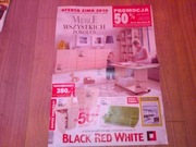 Gazetka Black Red White meble katalog 2010 czasopismo meblowe gazeta