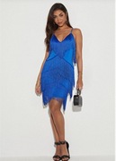 Sylwestrową sukienka z fredzlami