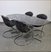 Gastone Rinaldo dla Rima - Stół do jadalni i 4 szt. krzesła