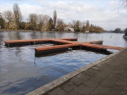 Pomost pływający Taras Łódka Rower wodny Rowerek