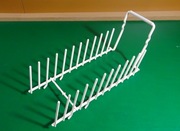 STOJAK, PODSTAWKA, UCHWYT krótki - talerze do kosza zmywarki Whirpool ADG..