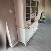 Zestaw mebli białe drewno 