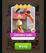 Chłodne Cudo KARTA COIN MASTER NATYCHMIASTOWA WYSYŁKA 