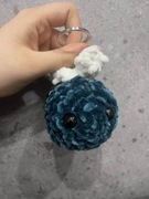 zielona pszczoła na szydełku handmade 