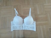 Esotiq stanik biustonosz koronkowy gorsetowy 65 D