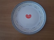 Nowy talerz deserowy florina bohema 20cm