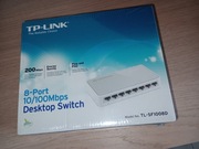 Switch przełącznik nowy zafoliowany prędkość do 100Mbit 8 portów