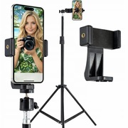 Statyw 72-210 cm Tripod do telefonu aparatu, videobloga Lekki Udźwig 2 kg