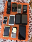 Zestaw 10 telefonów NOKIA SAMSUNG SONY HTC HUAWEI ERICSON 