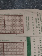 KUPON TOTO-LOTKA ORYGINAŁ LATA 60 PRL NOWY
