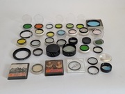 Zestaw filtrów fotograficznych, 77mm, 55mm, UV, Efektowe, Retro, Analog