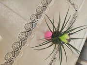 OBRUS - SERWETA BIAŁA Z KORONKĄ 150x220 WYPRZEDAŻ!