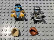 KLOCKI LEGO ELEMENTY FIGURKI MINIFIGURKI SERIES NINJAGO OD 1ZŁ LICYTACJA