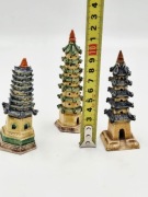 zabytkowa figurka chińska szkliwiona kolekcjonerska shiwan