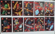 Komplet 10 kart rubinowych lego ninjago TCG 10 