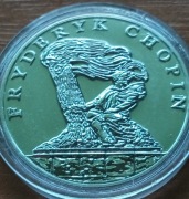 100000 zł złotych 1989 Fryderyk Chopin MAŁY TRYPTYK