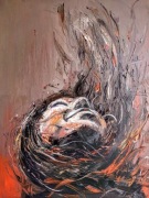  Przemysław Adamowski. Jazzus. Olej na płótnie 80 x 60 cm.