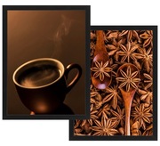 Plakaty-grafiki, do kuchni, jadalni, zestaw 2szt.w ramach, duży wybór !