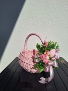 Stroik do koszyczka, gotowa dekoracja koszyczka