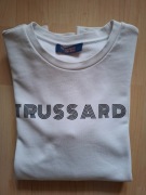 Trussardi Jeans, bluza biała  r.   M