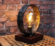 Lampa Industrial Loft Scrap Metal Art Patyna