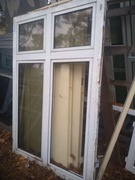 Okno aluminiowe witryna 130 x 196 cm 1300 x 1960 m