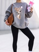 BLUZA DRESOWA OVERSIZE BASIC NOWOŚĆ WIOSNA 2026