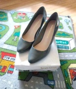 Buty czółenka szary lakier 36 Sergio Leone 