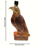 Szklana butelka w kształcie orła 350 ml