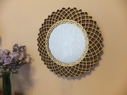 Lustro okrągłe "krzywe hiperboliczne”    