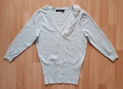 RESERVED sweter damski turkusowy miętowy M/38